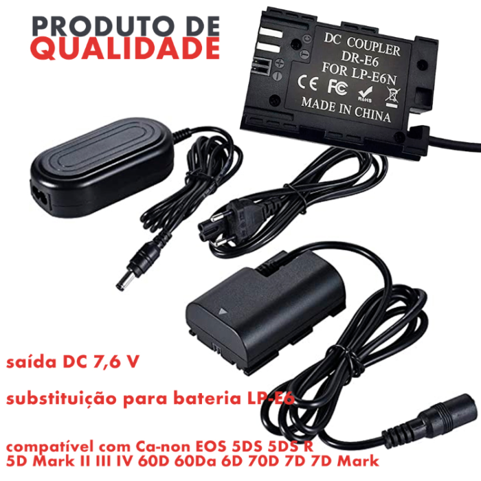 Adaptador Dummy – LP E06 – Tomada – COD:LND