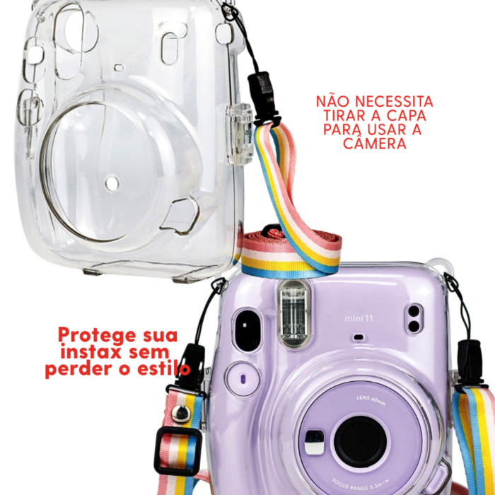 Capa de Proteção - Para Instax Mini - Transparente - COD:LNDSE