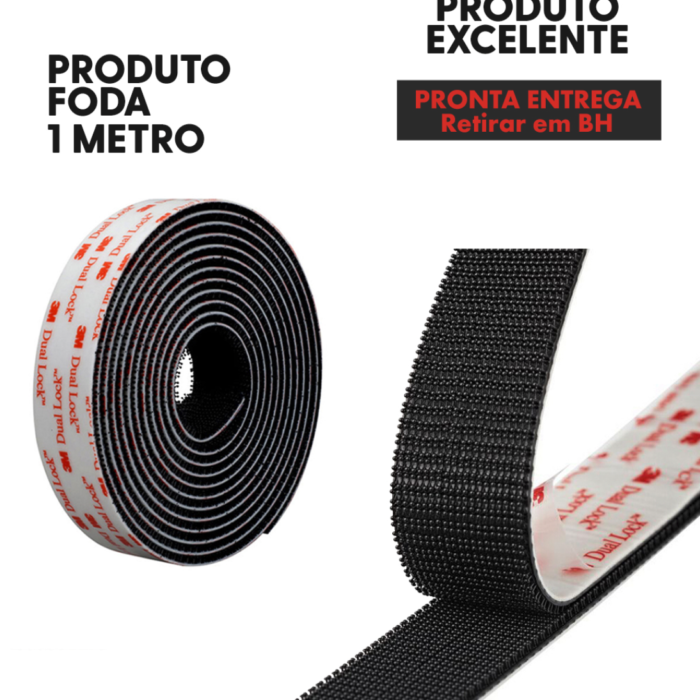 Fita de Velcro - Super Resistente - 1 Metro - COD:LND