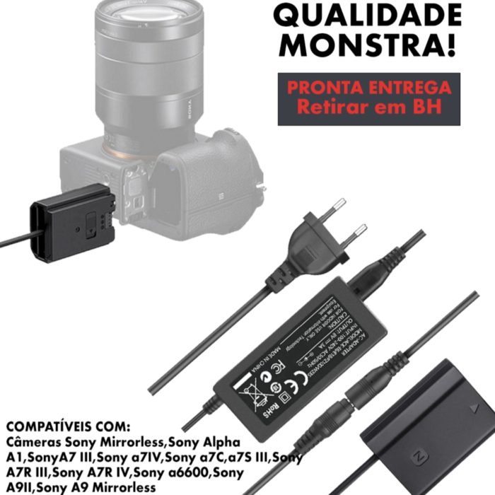 Adaptador de Tomada - Dummy - NP FZ100 - Tomada - COD:LND