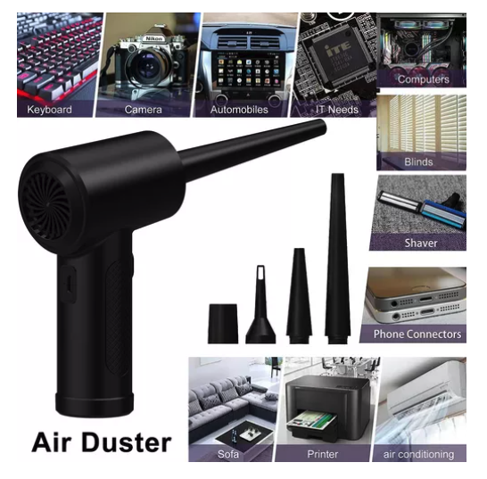 Espanador De Ar Elétrico - Soprador Sem Fio - 51000 RPM - Portátil e Recarregável - COD:LND - Imagem 3