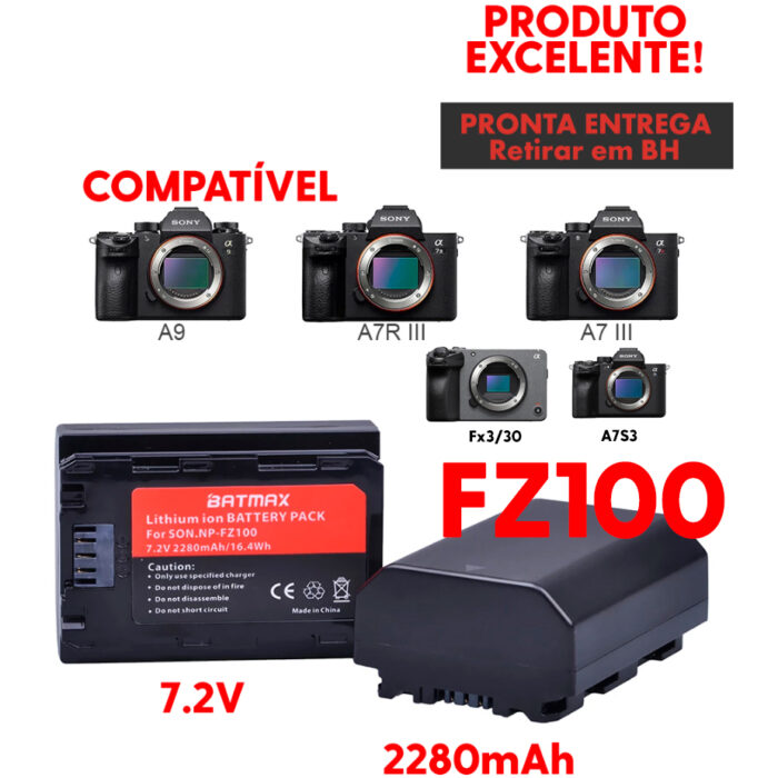 Bateria - Batmax - NP FZ100 - COD:LND