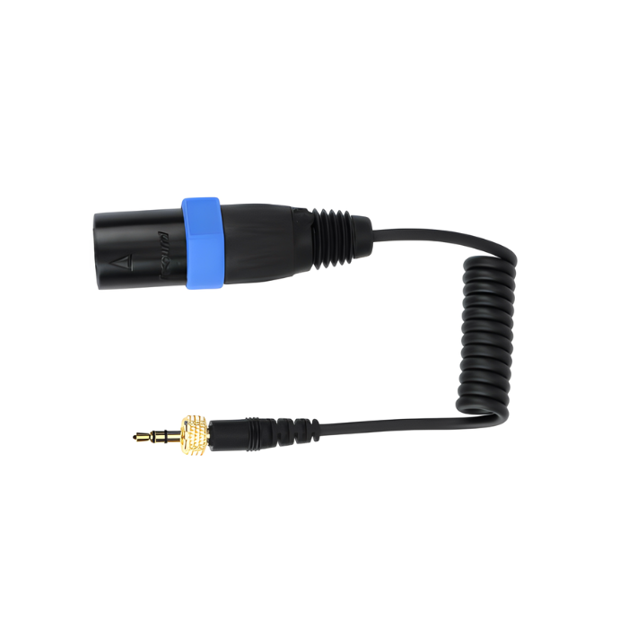 Cabo de Áudio Espiral - P2 com Trava para XLR Macho - COD:LND