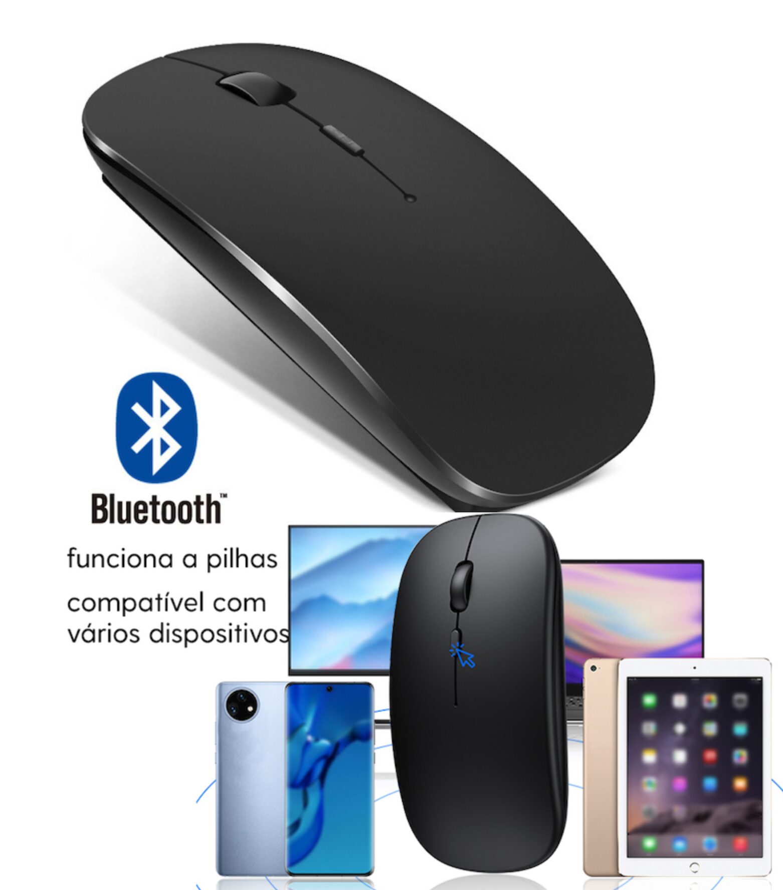 Mouse - Sem Fio/Bluetooth - COD:LNDSE - Imagem 2