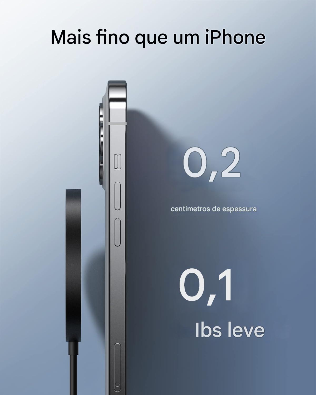 Carregador Magnético - Indução - Baseus - Para Iphone - COD:LNDSE - Imagem 5