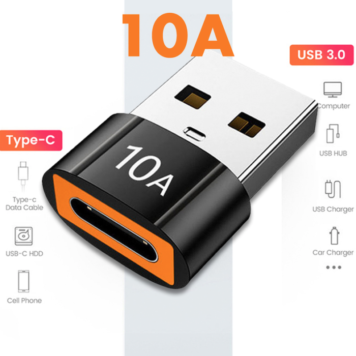 Adaptador - USB-C Fêmea para USB - COD:LNDSE