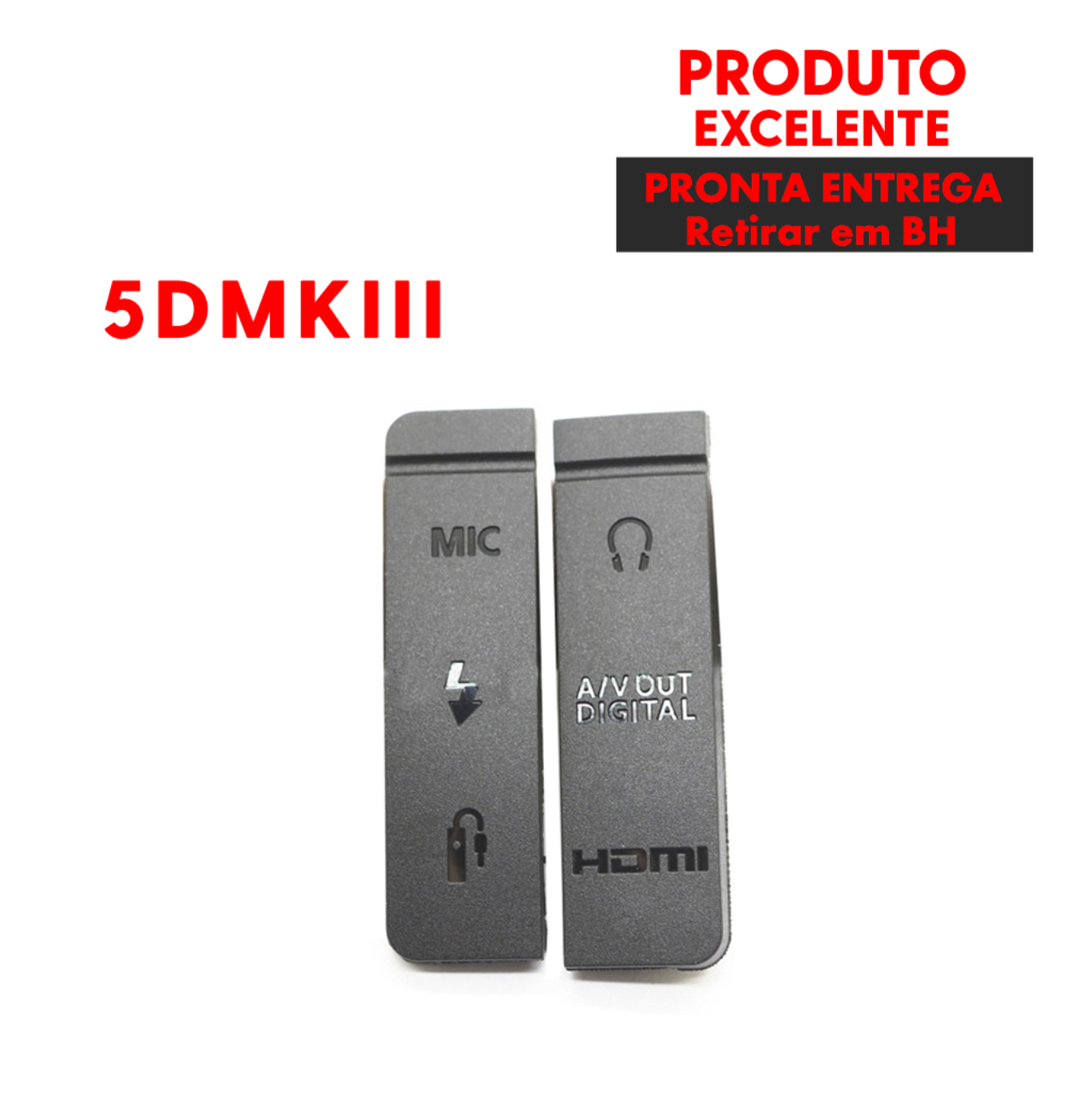 Borracha Lateral - Câmera Canon 5D MK III - COD:LNDSE