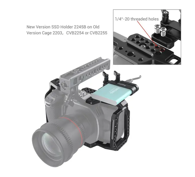 Suporte - SmallRig - para SSD - Samsung T5 - COD:LNDSE - Imagem 3