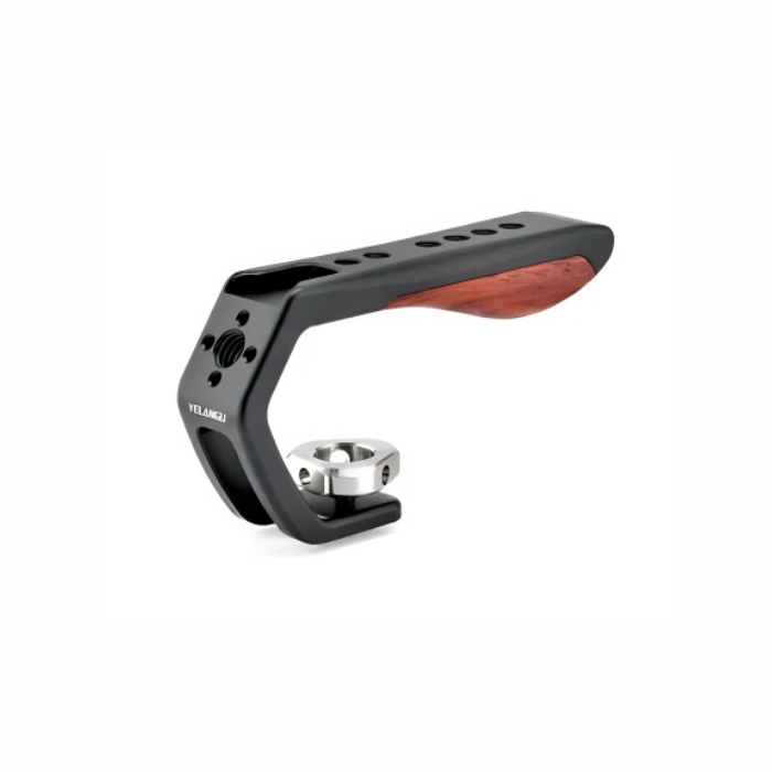 Top Handle - Alça Superior de madeira e aço - 1/4" 20 - Universal Smartphone/Cameras Video Rig - COD:LND