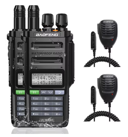 Kit 2 unidades - Radio UV-9R - Baofeng + Antena 21cm de 8.27 polegadas - COD:LND