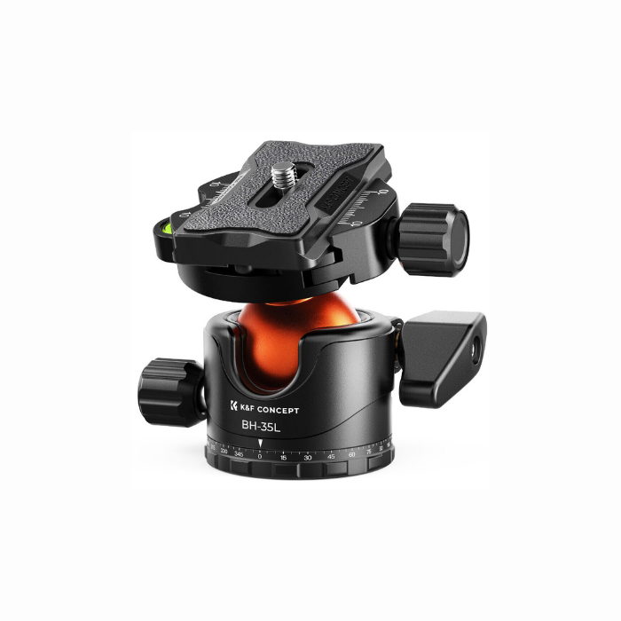 Cabeça de Tripé 360 - K&F CONCEPT - Ballhead - BH 35L (15KG) - COD:LND