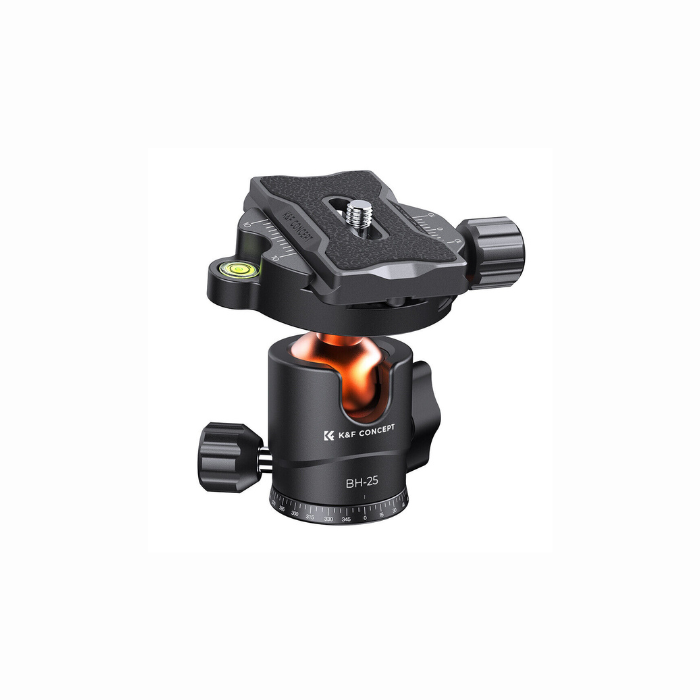 Cabeça de Tripé 360 - K&F CONCEPT - Ballhead - BH 25 (8KG) - COD:LND