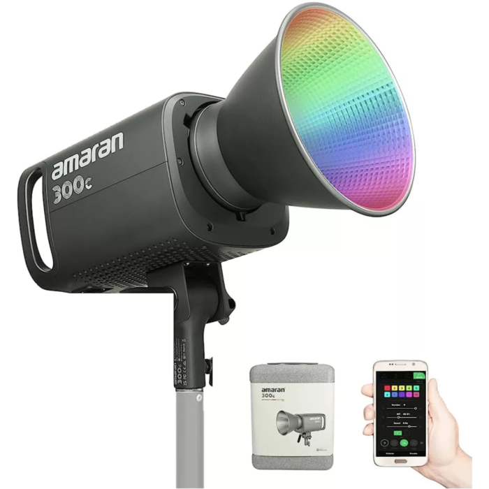 Iluminador Led - Amaran - 300c - RGB - Luz Contínua - 300W - Monolight - 110V/220V
