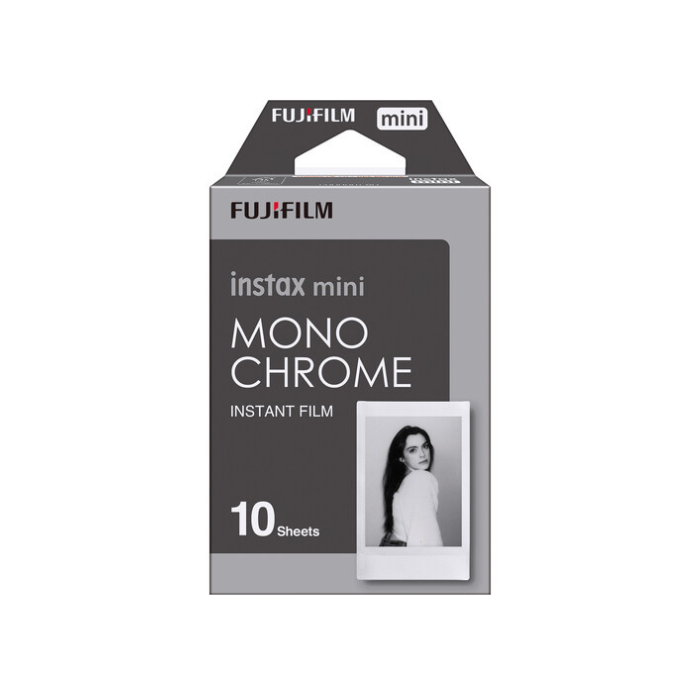 Filmes para Mini Instax - Mono Chrome - P&B - Fujifilm - 10 Poses (Preto e Branco)  -  COD:LND