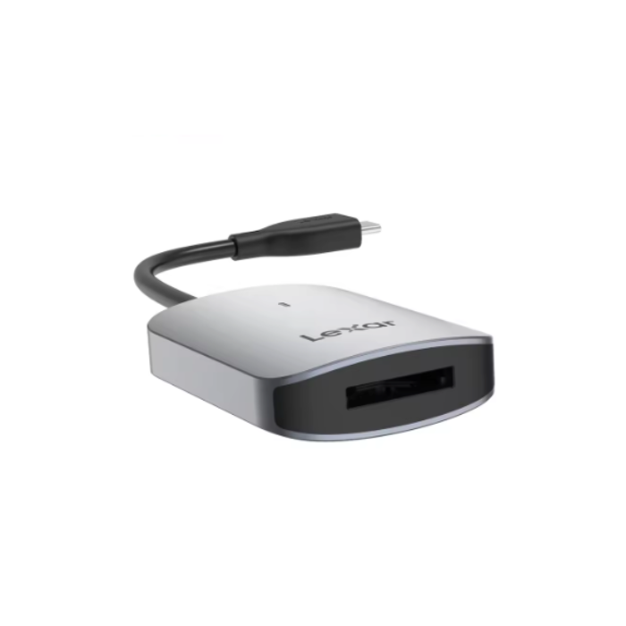 Leitor De Cartão Lexar - Rw515 - Cfexpress 900 Mb/s - Usb 3.2 - Cor Prateado  -  COD:LND