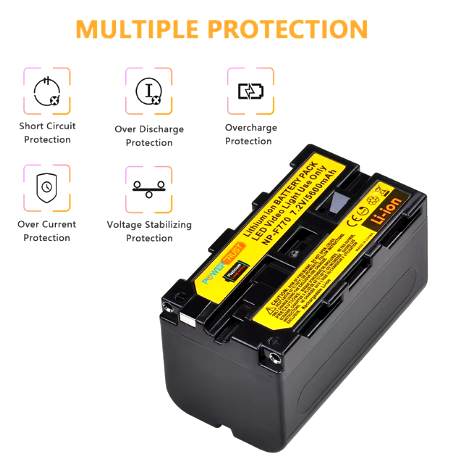 Bateria PowerTrust - NP F770 - 5600mAh - COD:LND