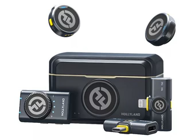 Microfone Lapela Hollyland - Lark M2 (Versão Combo) - COD:LND