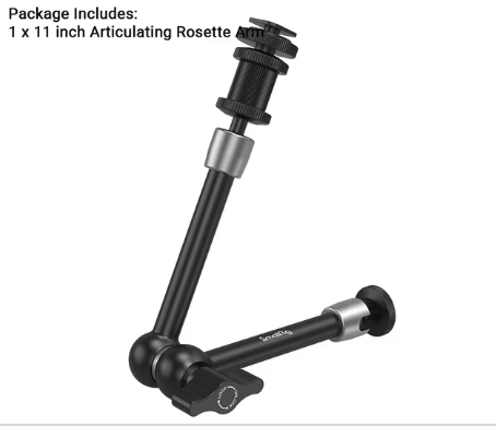 Braço Roseta Articulado 1/4 - Smallrig 11 polegadas / 1498B -  Sony, Canon, Câmera DSLR - COD:LND