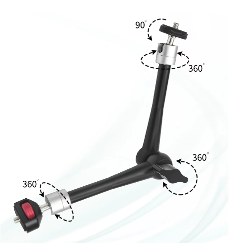 Braço Mágico Articulado - 11 Polegadas - 1/4 Aluminio - COD:LND