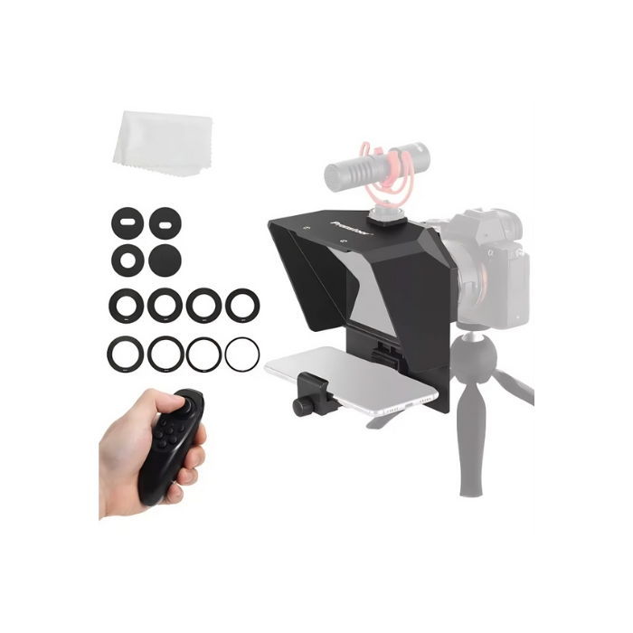 Teleprompter Pronstoor - Smartphone/DSLR - 7 Polegadas - COD:LNDSE