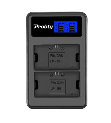 Carregador de Bateria LP E6 - PROBTY - COD:LND