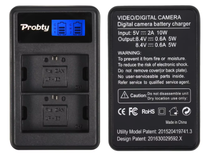 Carregador de Bateria LP E6 - PROBTY - COD:LND - Imagem 2