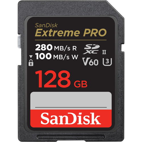 Cartão de Memória - SanDisk - SDXC - 128 GB - V60 - 280 MB/s - UHS-II - U3 C10 - COD:LNDSE - Imagem 2