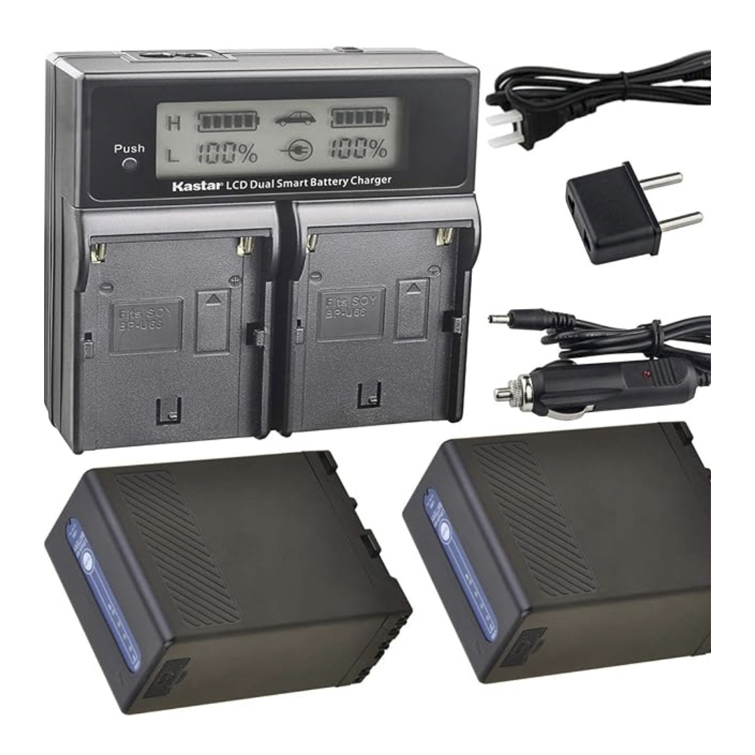 Kastar Fast Charger + Battery x2